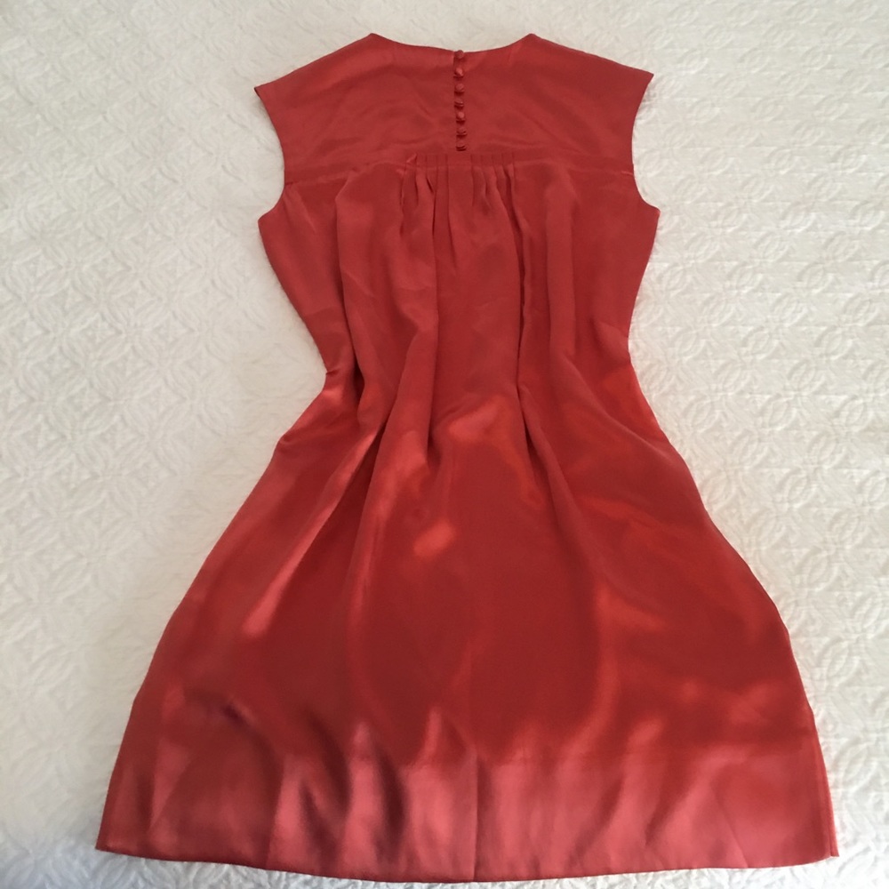 BCBG Satin Coral Dress